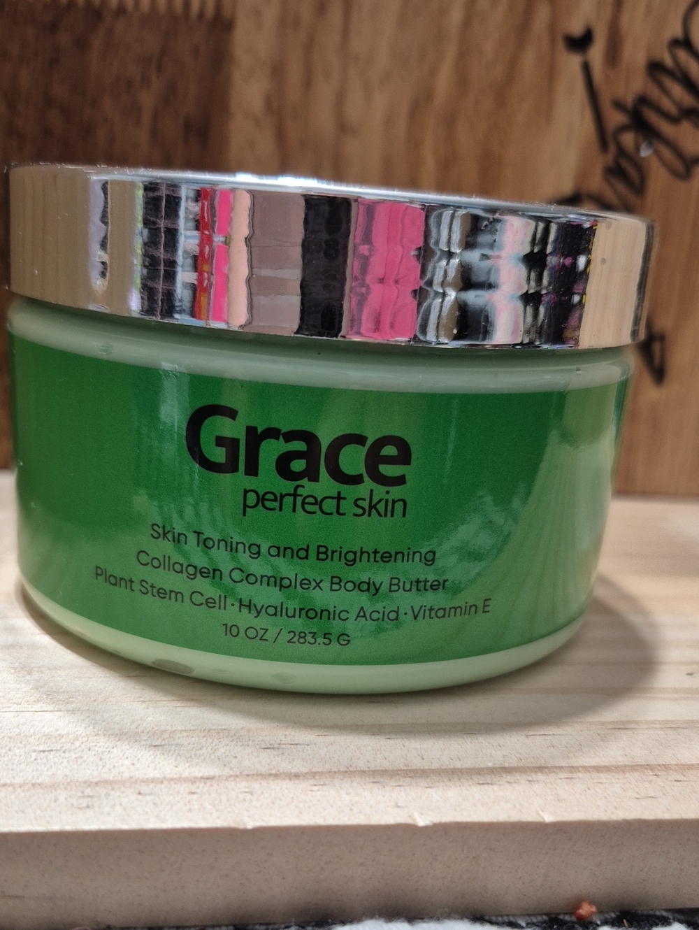 Grace Perfect Skin Green Collagen Complex Body Butter Jar